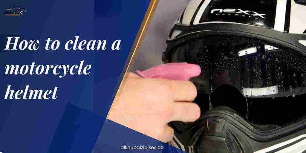How to clean a motorcycle helmet