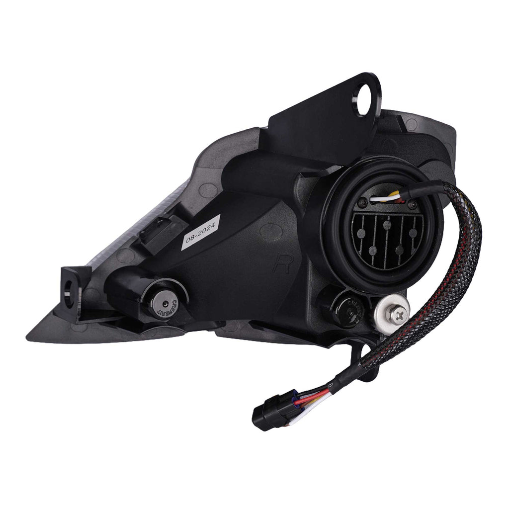 Yamaha Raptor Angel Eye LED Dual Projector ATV Headlight_4