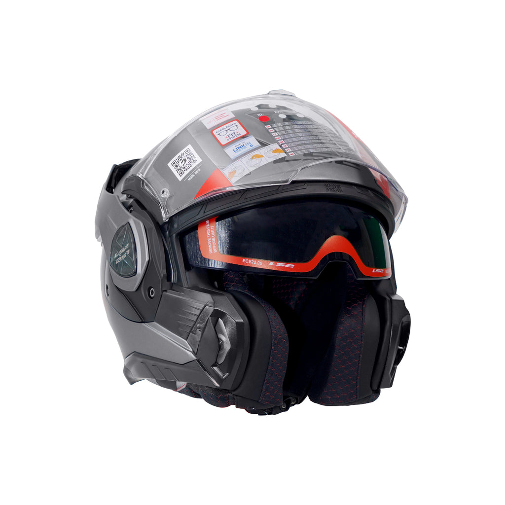 LS2 FF901 ADVANT X SOLID MATT TITANIUM MODULAR HELMET-609258