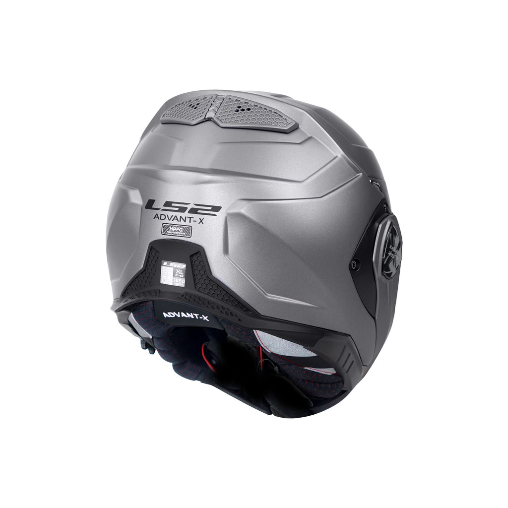 LS2 FF901 ADVANT X SOLID MATT TITANIUM MODULAR HELMET-609258