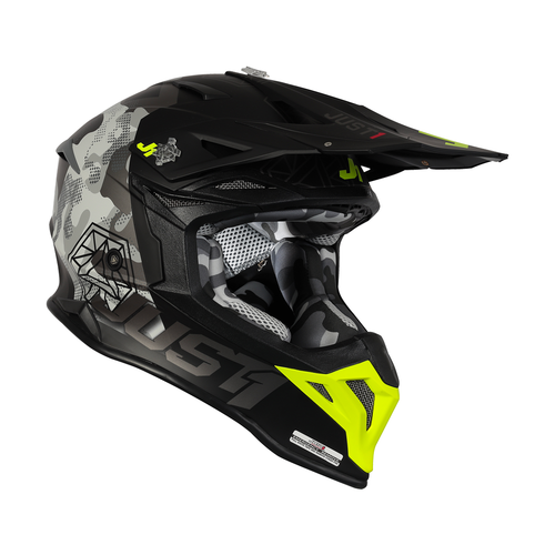 JUST1 J39 Kinetic Camo Motocross Adventure Helmet 680012