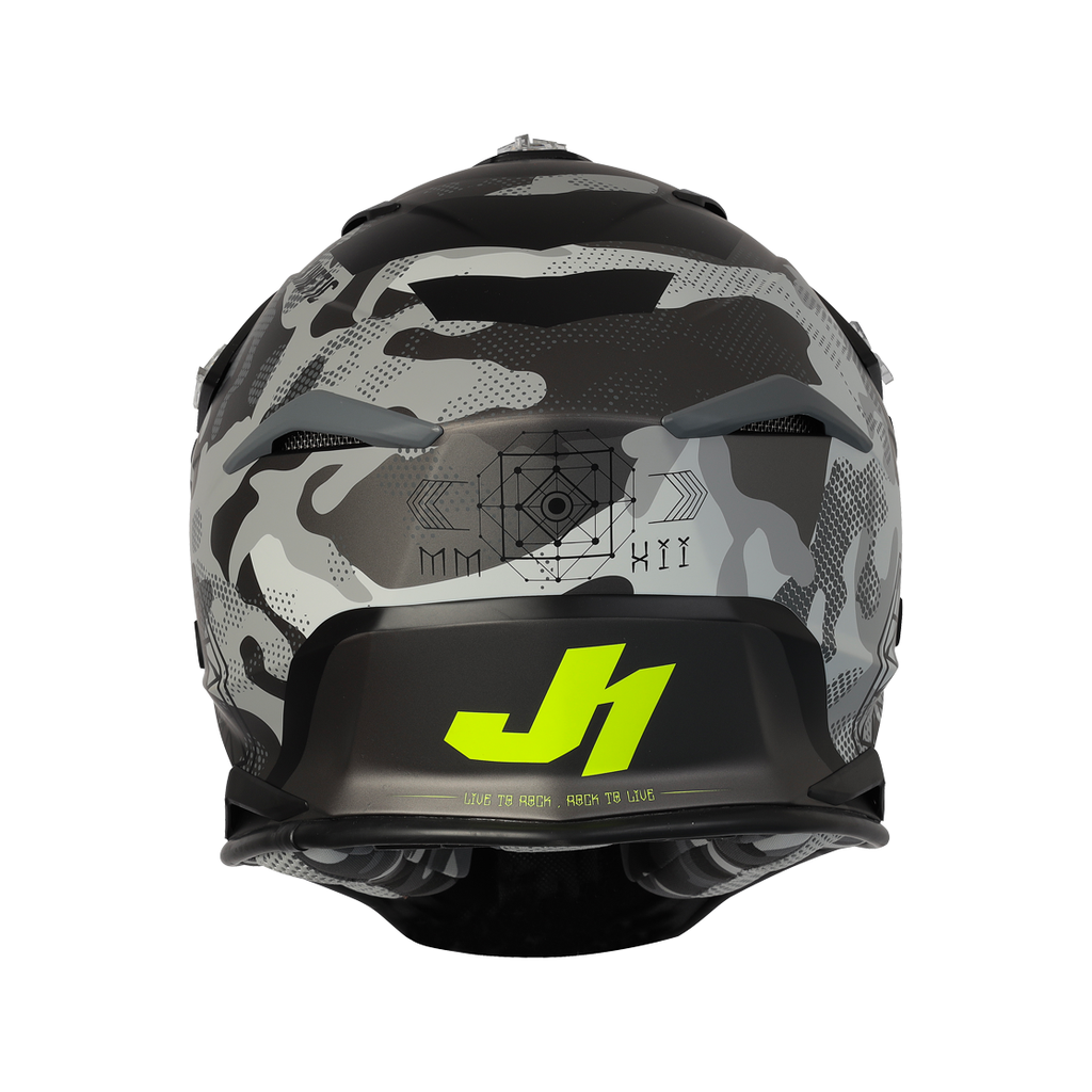 JUST1 J39 Kinetic Camo Motocross Adventure Helmet 680012