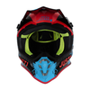 خوذة   جست ون JUST1 J38 ماسك موتوكروس دراجات النارية باللون الأزرق والأحمر والأسود – 680015