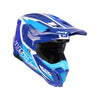 JUST1 J40 Flash White Blue ECE & DOT Certified Helmet - 680020_1