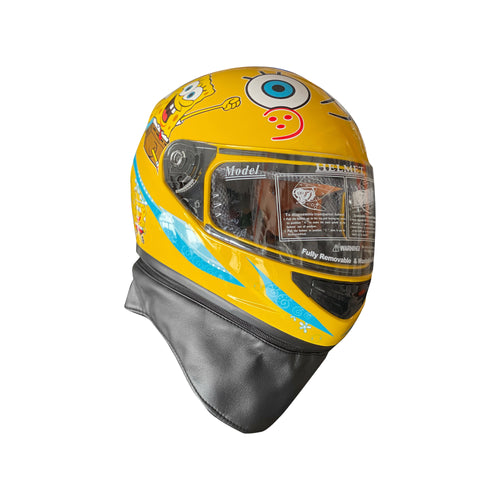 Children's Full Face Motorcycle Motocross Cartoon ABS Helmet_1