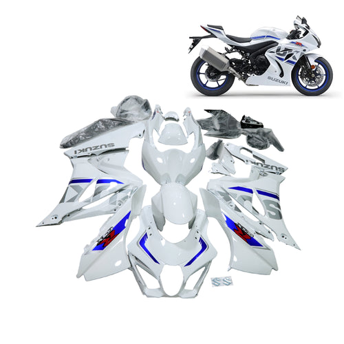 GSXR1000 2017-2022 White Body Cover, Complete Replacement Motorcycle Fairings - 839418