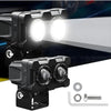 XHR-JRY Dual Color Mini Motorcycle LED Running Light Spotlight - 859952
