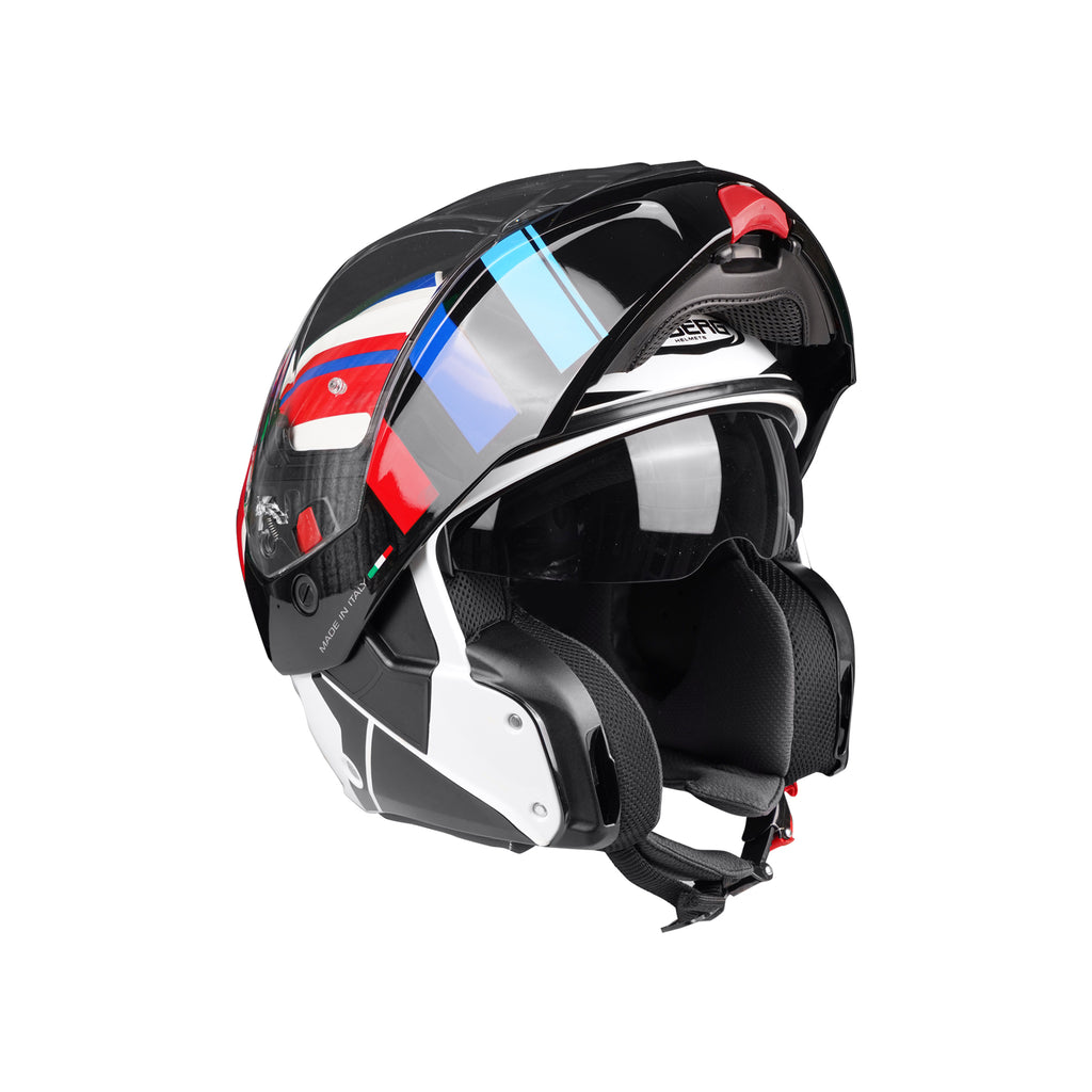CABERG HORUS-X Road Red White Blue Modular Motorcycle Helmet - 870274