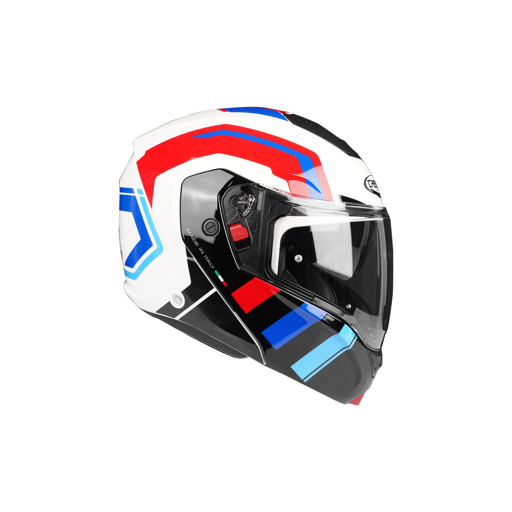 CABERG HORUS-X Road Red White Blue Modular Motorcycle Helmet - 870274