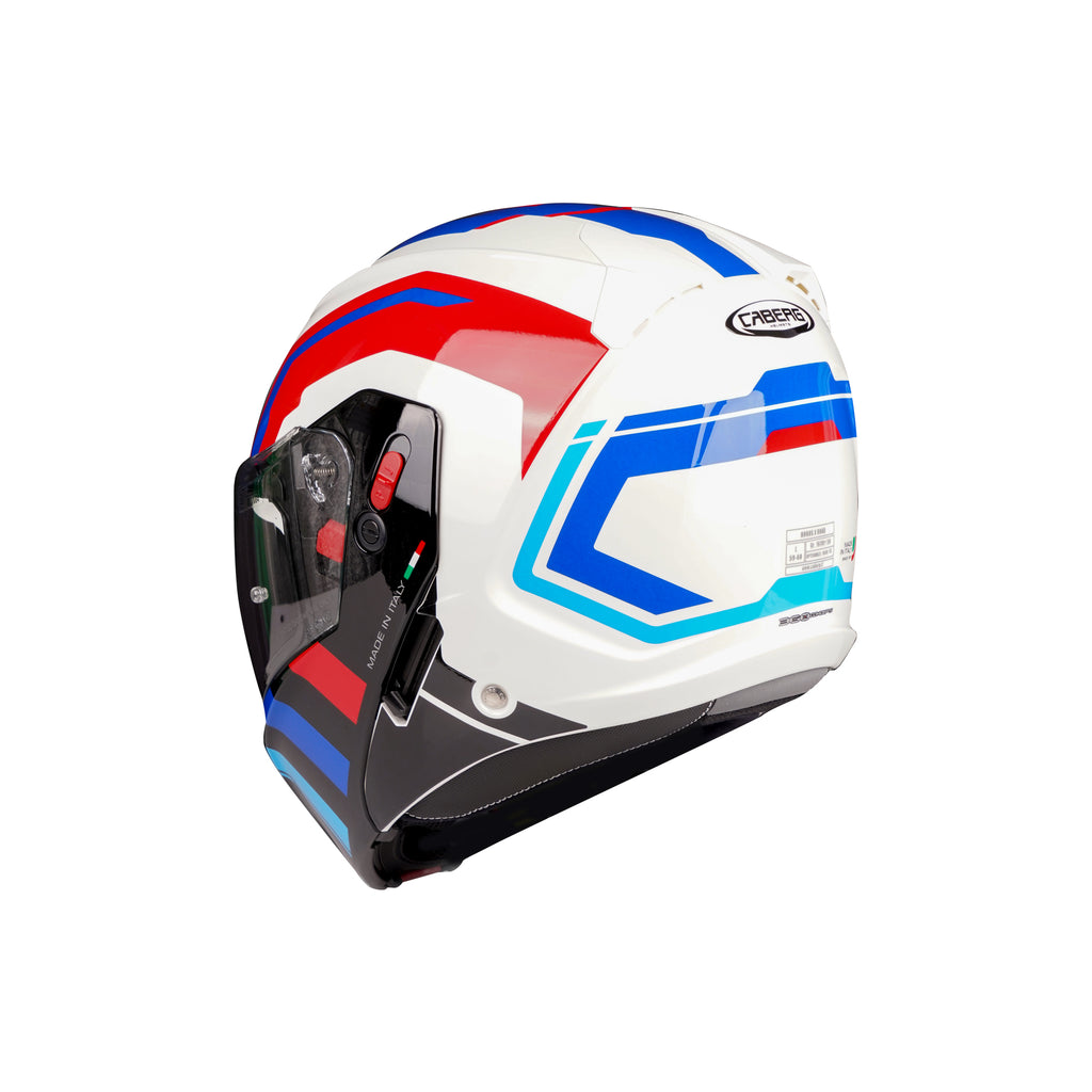 CABERG HORUS-X Road Red White Blue Modular Motorcycle Helmet - 870274