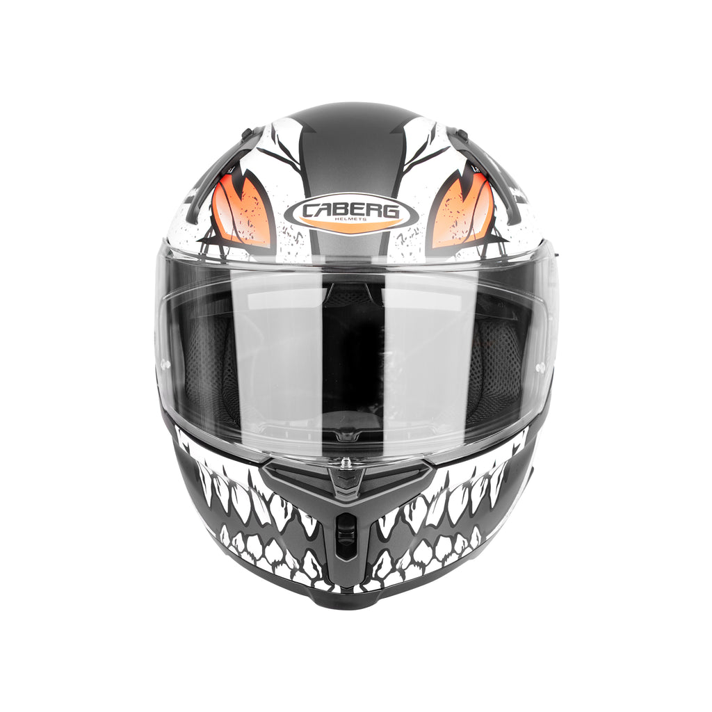 CABERG AVALON X PUNK K8 Full Face Helmet Matte Grey/Black/Red - 870279_4