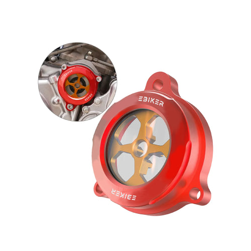 Oil Filter Cover For Yamaha Raptor 700R YFM700R SE 2017-2019 700 YFM700 2013 2015-2019 - Red_1