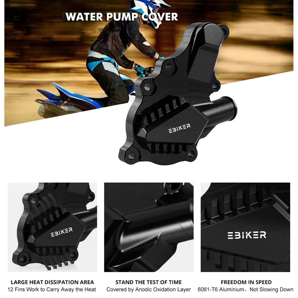 ATV Water Pump Cover For Yamaha Raptor 700 - Blue, Red & Black_13