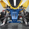 ATV Bumper Front Engine Guard For Yamaha Raptor 700R - Black, Red & Blue_12