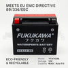 Fukukawa YTX14-BS 12V 14Ah Motorcycle/ATV Battery with Refillable Acid Pack_4