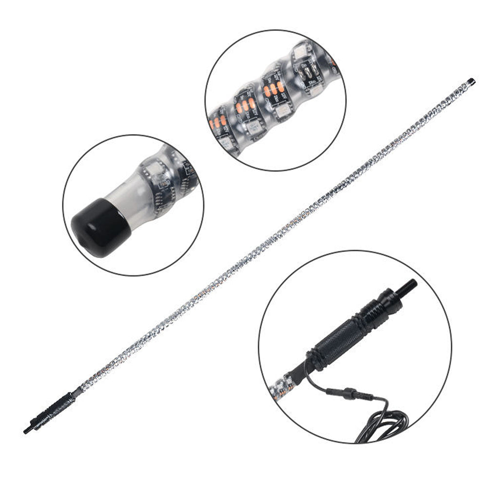 WRAPPED RWB MULTICOLOR REMOTE CONTROL SPIRAL ANTENNA_5