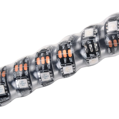 Wrapped Dream Color Remote Control Spiral Antenna Whip Light RGB LED Strip 100336