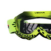 VEMAR Kid's Protective On/Off-Road Dirt Bike Goggles - Fluorescent Green_4