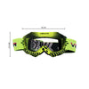 VEMAR Kid's Protective On/Off-Road Dirt Bike Goggles - Fluorescent Green_5