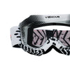 VEMAR Kid's Protective On/Off-Road Dirt Bike Goggles - White_4