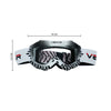 VEMAR Kid's Protective On/Off-Road Dirt Bike Goggles - White_5