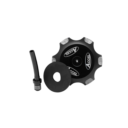 Accel Resistant Rubber Sealed Gas Tank Cap for Yamaha Raptor (Black)