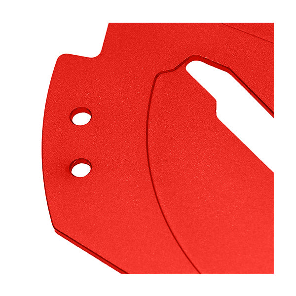 Pair of Rear Wheel Hub Guard Protector for Yamaha Raptor 700R, Red EB11240393