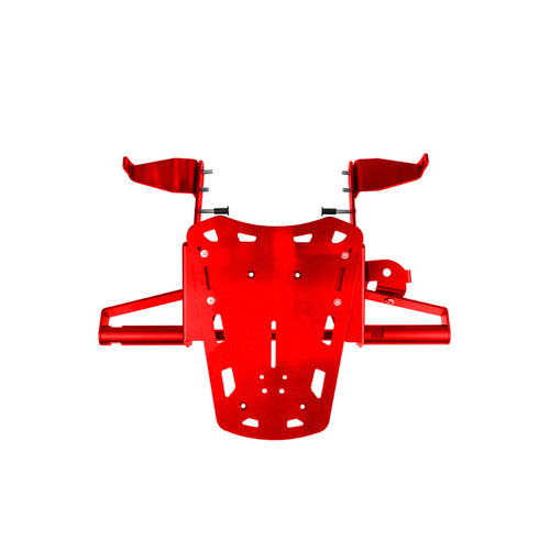 Rear Luggage Rack Grab Bar Carrier Mounted for Yamaha Raptor 700R, Red - EB11240418