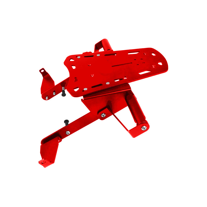 Rear Luggage Rack Grab Bar Carrier Mounted for Yamaha Raptor 700R, Red - EB11240418