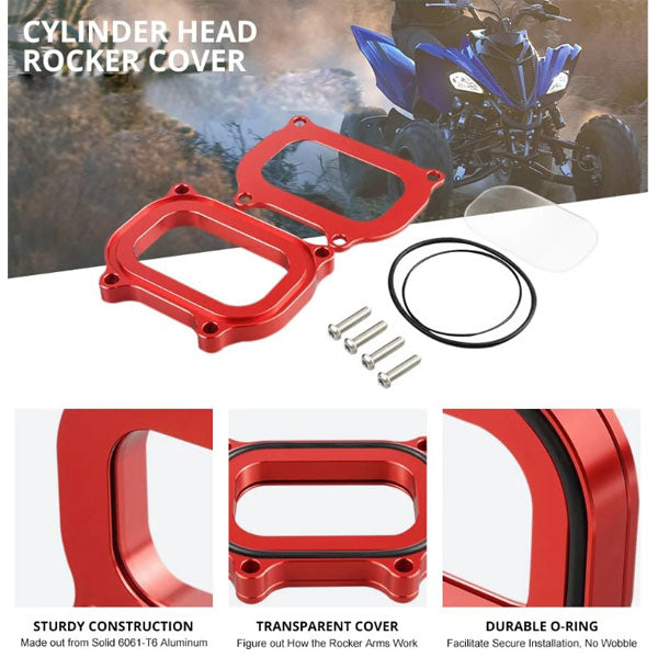 Cylinder Head Side 2 Cover with Clear Window, Red_5