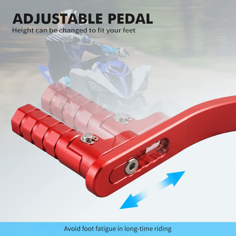 Shifter Shift Level Pedal Compatible with Yamaha Raptor 700 Red_2