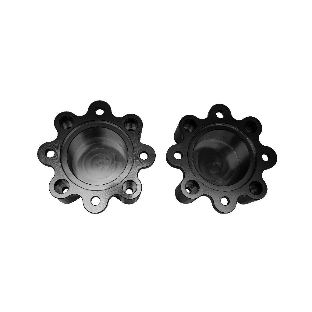 Front Wheel Hub Centric Spacers For Yamaha Raptor 700 700R 2014-2021 - Black, 2Pcs
