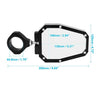Pair of Black Framed Heavy Duty Aluminum Alloy UTV rearview Side mirror 846046