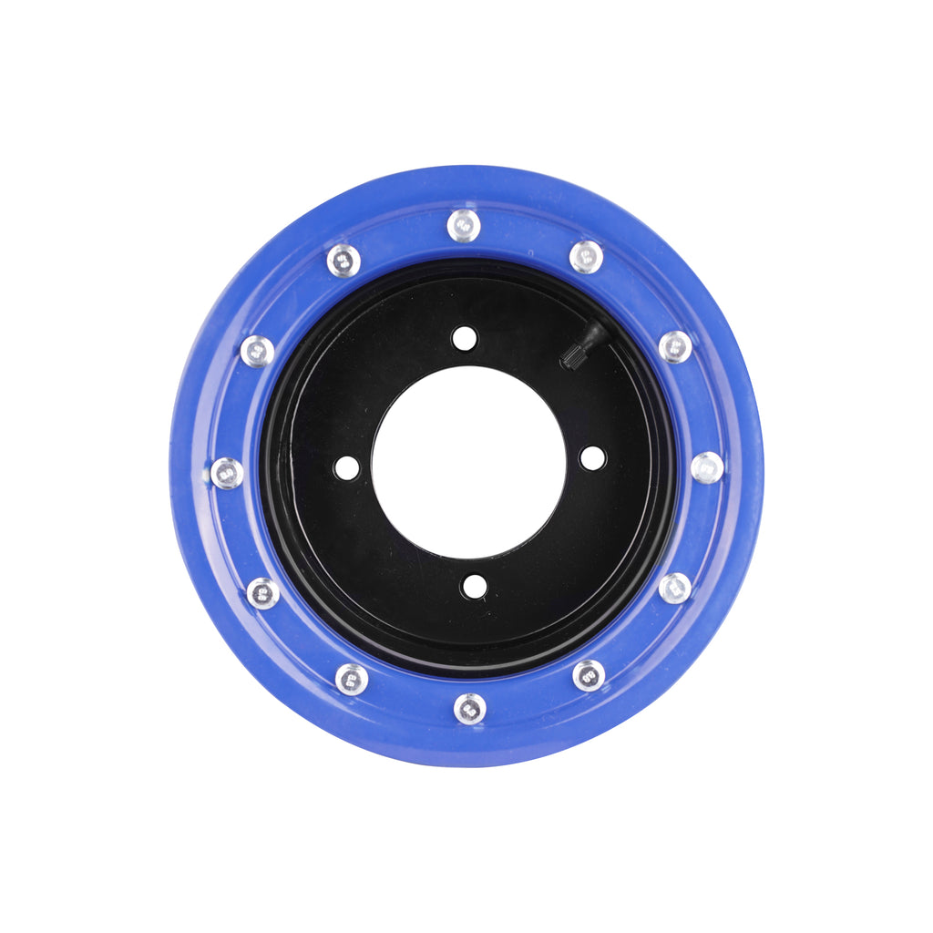 Blue Beadlock Rims for ATV Rear Wheels Raptor 700CC_2