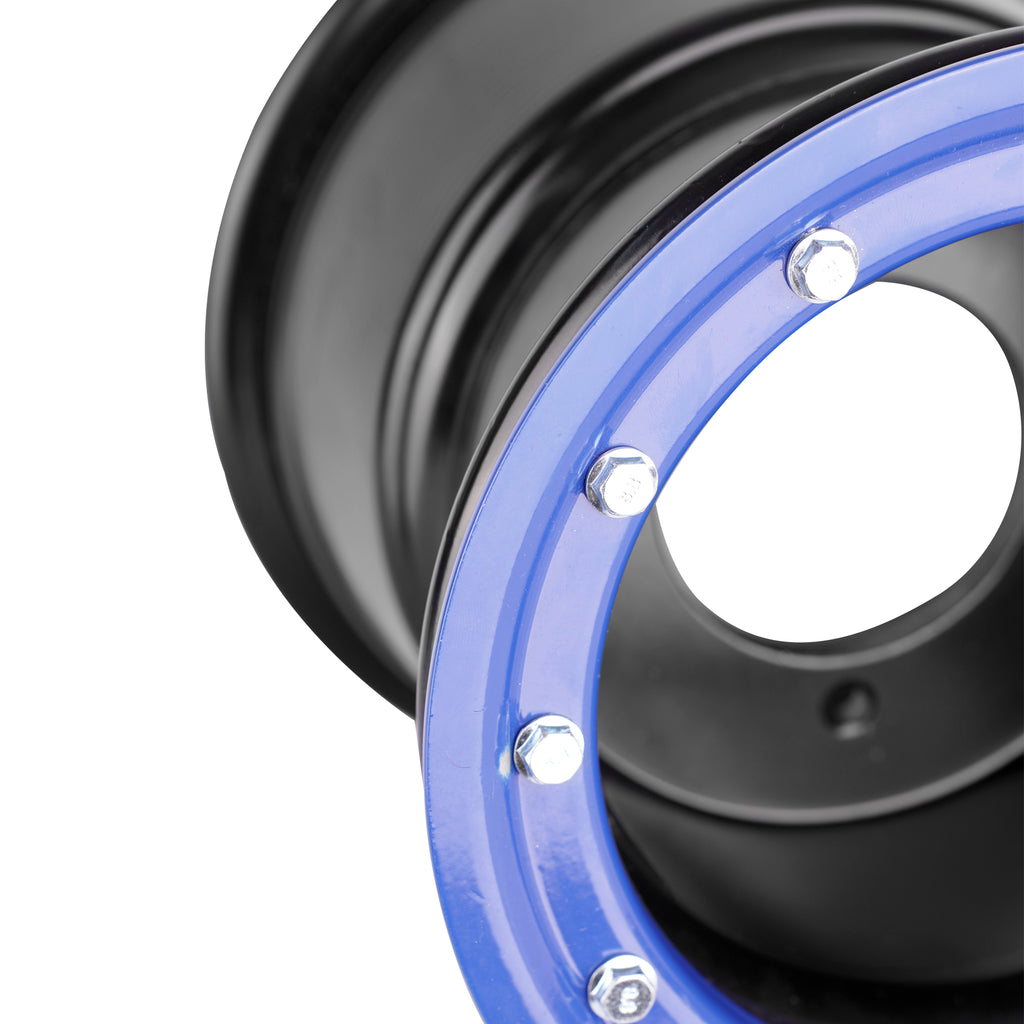 Blue Beadlock Rims for ATV Rear Wheels Raptor 700CC_6