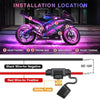 16 PCS Motorcycle RGB LED Light Kit APP/RF Remote_2