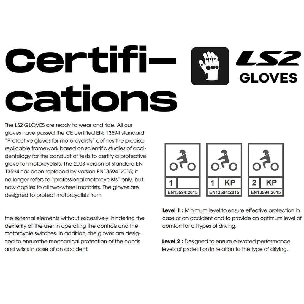 LS2 Air Raptor Ventilated Goatskin Leather Motorcycle Gloves_10