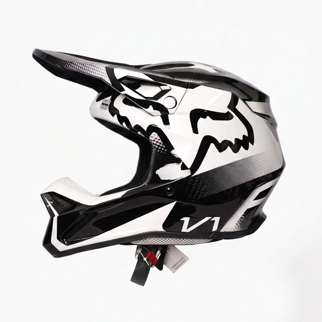 FOX Racing V1 Supreme Motocross Off Road Dirt Bike Motorcycle Helmet_7