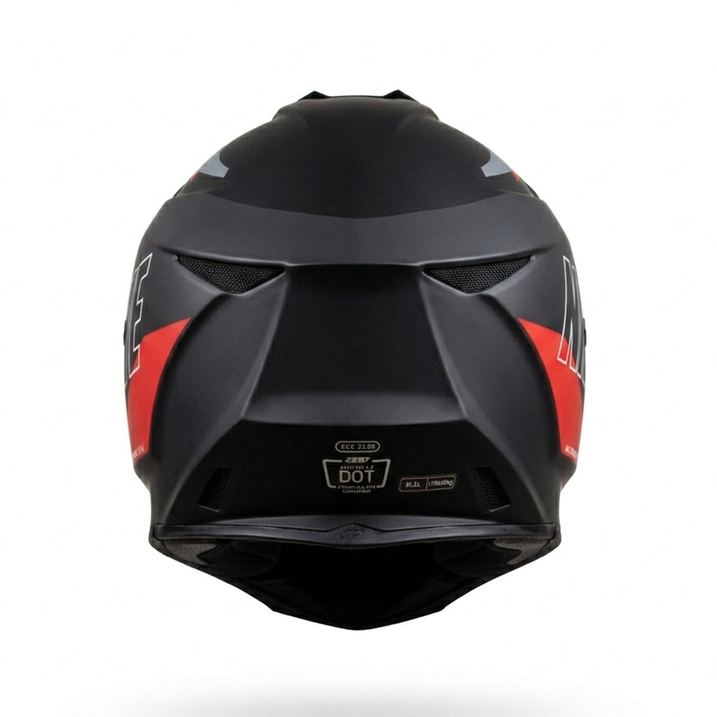 Five 0 Nine Kids/Youth Full Face Motocross Safety Helmet Matte Black Red_4