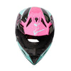 FIVE 0 NINE Kids Youth Riding Safety Helmet Black Pink - 836616