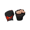 RS GLOVES RS09 Half Finger Motorcycle Gloves Black/Red_1