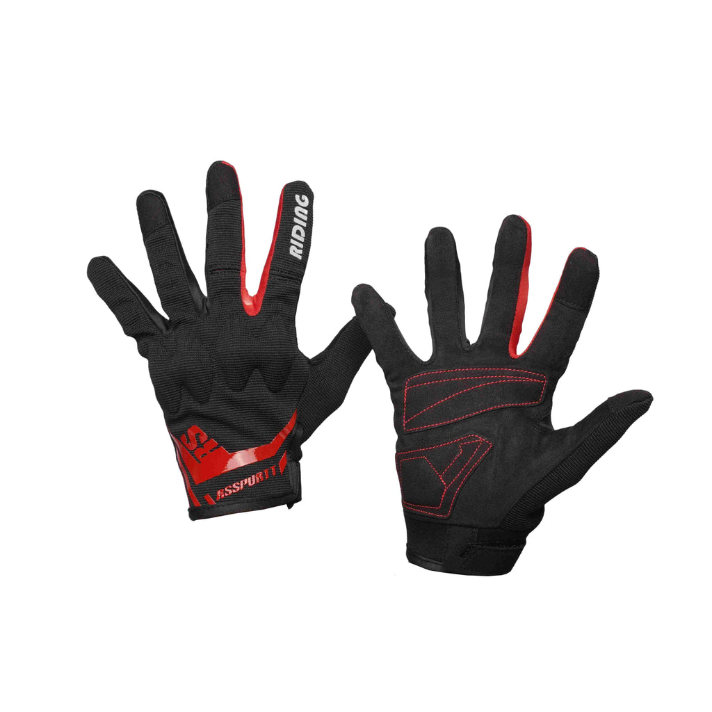 RS Gloves RS08 Black/Red Lightweight Motorcycle Riding Gloves_2
