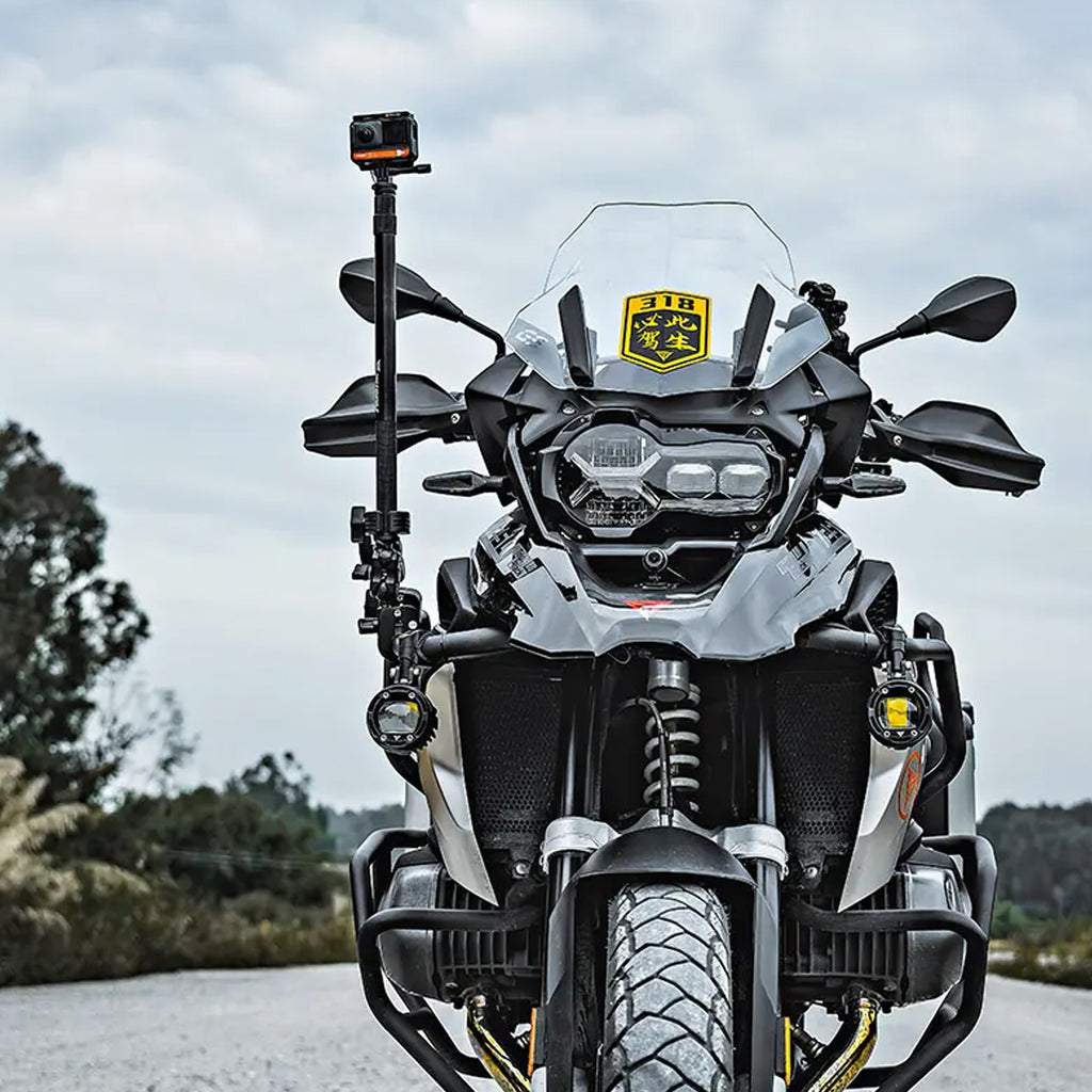 Motowolf Motorcycle Camera Stand 360° Mount for GoPro & Action Cams_5