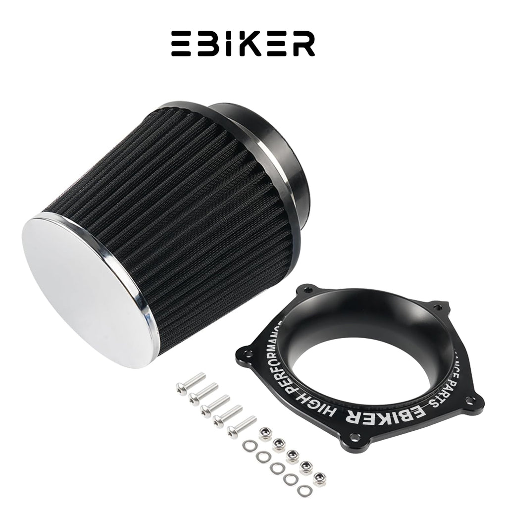 High Flow ATV Air Filter Intake with Holder Adapter_1