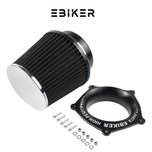 High Flow ATV Air Filter Intake with Holder Adapter_1