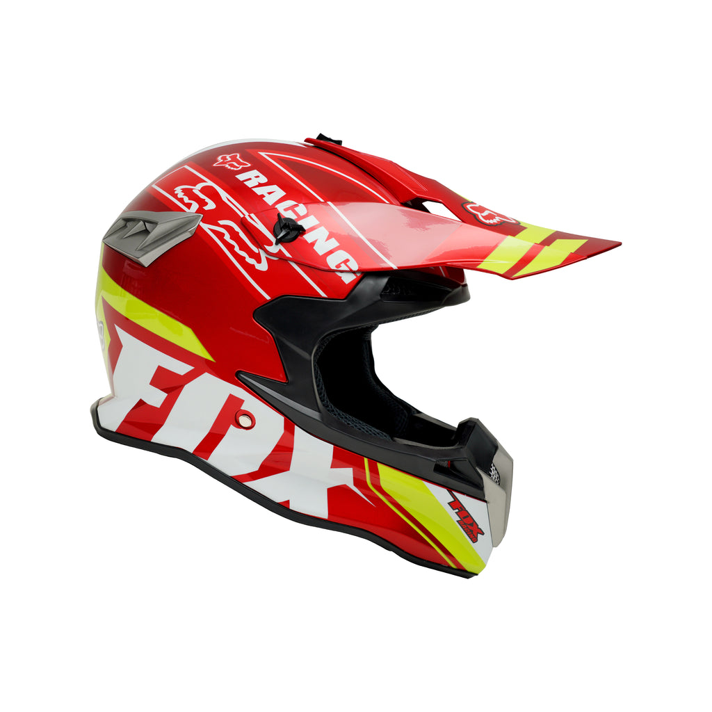 FOX Full Face Motocross Helmet Red AK-836408