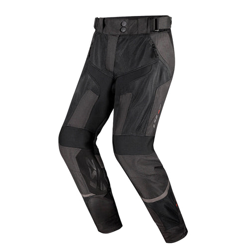 LS2 Como Air Men Breathable Mesh Motorcycle Riding Pants Black/Grey_1