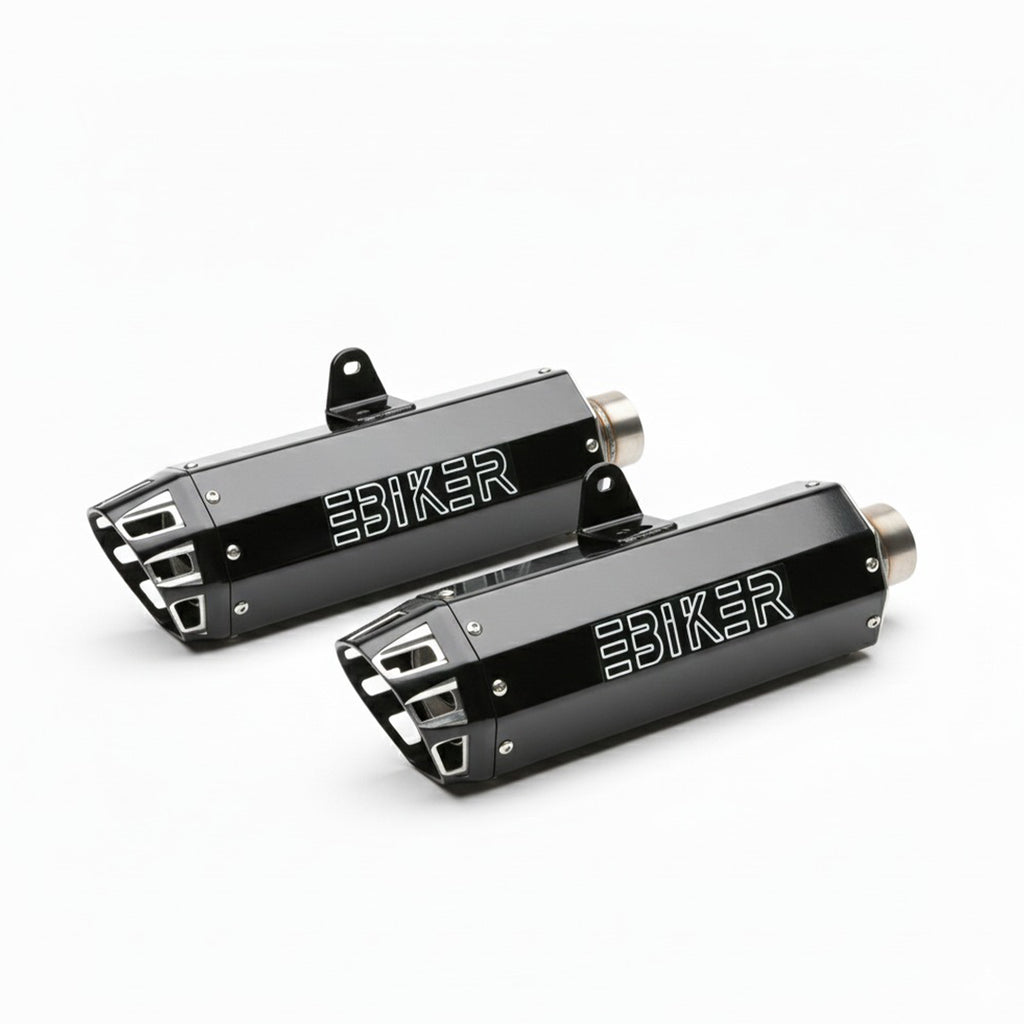 Motorcycle E Biker Dual Exhaust System for Yamaha Raptor 700 2015+_1