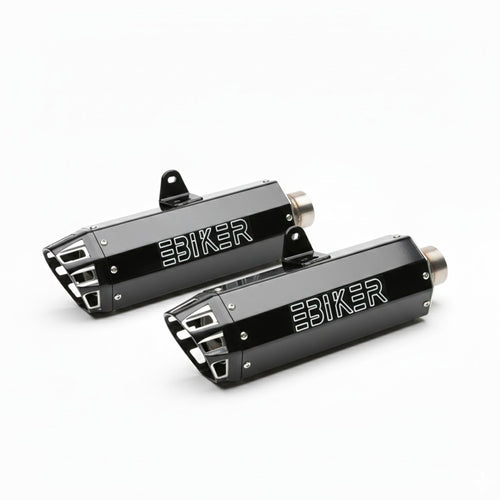 Motorcycle E Biker Dual Exhaust System for Yamaha Raptor 700 2015+_1