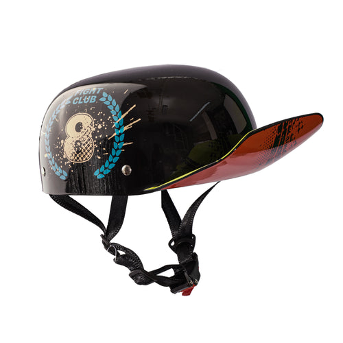 Fashion Baseball Cap Club 8 Motorcycle Helmet_1